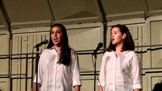 Geo and Phoebe Sing SullAria from Mozarts Figaro [upl. by Yhtamit]