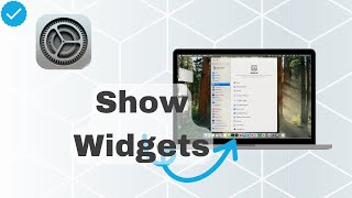 How To Show Widgets In MacOS [upl. by Yelmene]