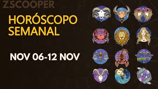 HORÓSCOPO SEMANAL 2022  Weekly Horoscope in Portugues  horóscopo semanal de 06 to 12 November [upl. by Madanhoj]