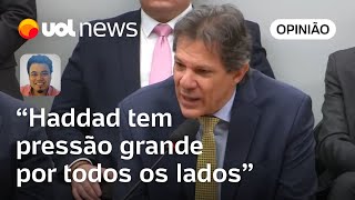 Haddad tenta garantir a economia nos trilhos em meio à pressão grande em ano eleitoral diz Sakamoto [upl. by Inahteb90]