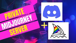 How To Create Your Own Midjourney Server In Discord 🎉❤️ [upl. by Eednyl]