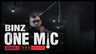 Binz  One Mic Freestyle  GRM Daily [upl. by Allerbag807]