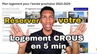 Comment trouver un logement Crous rapidement  faire une réservation Crous [upl. by Siramaj746]