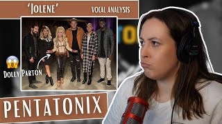 PENTATONIX amp DOLLY PARTON  Jolene  Vocal Coach Reaction amp Analysis  Jennifer Glatzhofer [upl. by Seugirdor]