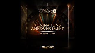 Nominations Announcement AMAA 2023 [upl. by Leahcimdivad]