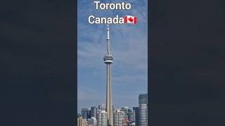 Toronto Skyline and Harbour View from the Boat 🇨🇦 toronto canada skyline torontoislands travel [upl. by Aube66]