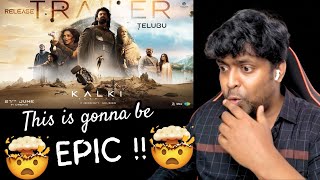 Kalki 2898 AD Release Trailer  Telugu Reaction  Prabhas Amitabh Kamal HaasanMOUMr Earphones [upl. by Jola]