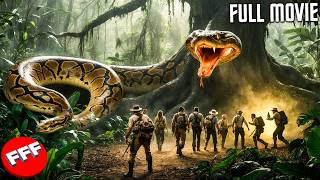 Hunting for treasure in the jungle they end up prey of PYTHON ISLAND  Full ACTION Movie HD [upl. by Nadler]