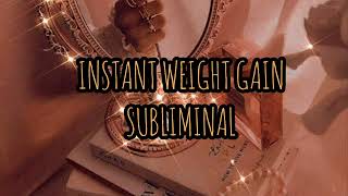 GAIN 10Kg WEIGHT INSTANTLY SUBLIMINAL Made with exaggerated affirmations⚠️listen once [upl. by Midian]