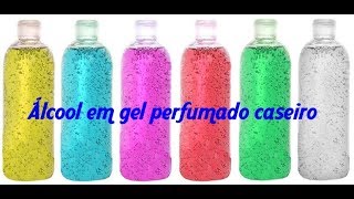 ÁLCOOL EM GEL PERFUMADO CASEIRO MUITO BARATO E FÁCIL com apenas 2 ingredientes [upl. by Sakmar385]