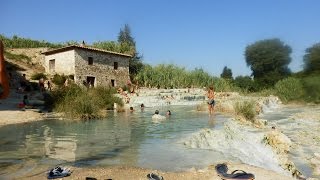 Italy Thermal Springs Winter 2015 Saturnia [upl. by Nixon]