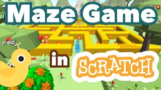 How to Make a Maze Game in Scratch  Tutorial [upl. by Avihs]