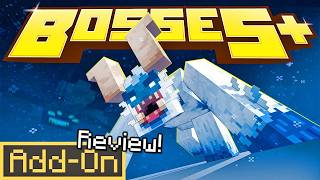 BOSSES  10 ADDON Brings 4 INSANE Boss Battles in Minecraft Bedrock Survival [upl. by Snyder70]