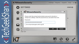 How to Set Password in K7 Antivirus [upl. by Eerrahs]