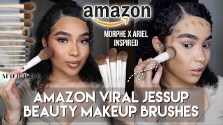 AMAZON VIRAL MAKEUP BRUSHES 😍  BEST MORPHE INSPIRED MAKEUP BRUSHES  AMAZON BEAUTY FINDS 2024 [upl. by Elyrad237]