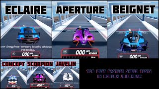 Eclaire VS Aperture VS Beignet and Concept VS Scorpion VS Javelin Top Best Fastest Speed Tests in RJ [upl. by Nashbar]