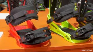 Unions 2015 Bindings ST Juliet Contact Pro Travis Rice And More  ISPO 2015  Epic TV Gear Gee [upl. by Hadden]