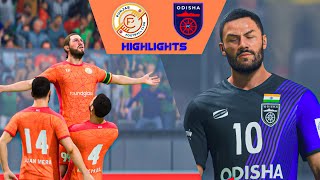 Panjab Vs Odisha Match Highlights  ISL R2 [upl. by Nosirrah]