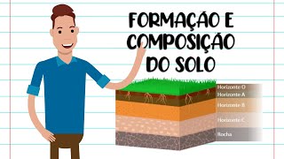 FORMAÇÃO E COMPOSIÇÃO DO SOLO [upl. by Saberhagen446]