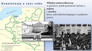 RZĄDY PARLAMENTARNE W II RZECZYPOSPOLITEJ W LATACH 19191926 [upl. by Maighdlin]