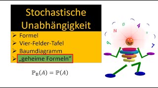 Stochastische Unabhängigkeit  Alles was du wissen musst [upl. by Eldora]