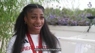 Kadeena Cox on her redemption story at Paris 2024 [upl. by Nileve]