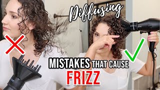 8 Diffusing Mistakes that Cause Frizz  Best Universal Diffuser [upl. by Ricker]