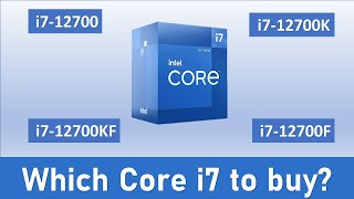 Which i7 processor should I Buy  i712700k vs i712700kf vs i712700 vs i712700f [upl. by Anida546]