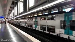 Paris RER Trains  Réseau Express Régional  2014 [upl. by Ellatnahc]