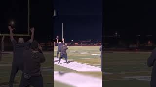 61 yards in high school is INSANE 🥾🏈 wyomingfootball fieldgoal [upl. by Nyledaj]