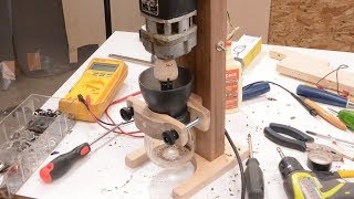 Motorizing a handcranked coffee grinder [upl. by Hodosh]