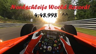 Assetto Corsa  Ferrari F2004 Nordschleife Record  448998 [upl. by Issor]