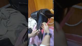 Hair spa full video 😍ll youtubeshort ytshorts hairspa [upl. by Aiciled]