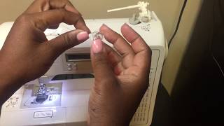 How to Set Up Your Brother Sewing Machine CE1100PRWCE1125 Wig Making on a Dome Cap [upl. by Gena461]