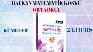 6 SINIF MATEMATİK 24 DERSKümeler1 [upl. by Ahsyekal]