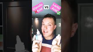 ✅CHANGE THIS IN YOUR SKINCARE ROUTINE  Glycolic Acid vs Lactic Acid shorts [upl. by Nwad]