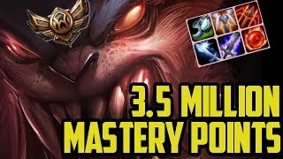 Bronze GNAR 3500000 MASTERY POINTS Spectate Highest Mastery Points on Gnar [upl. by Illek961]