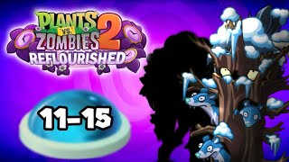 Plants vs Zombies 2 Reflourished Hypothermic Hollows Days 1115 [upl. by Haerr]