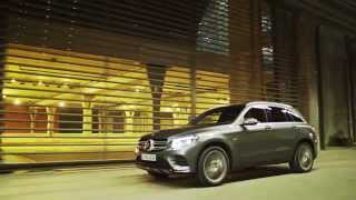 MercedesBenz GLC 350e 4MAITC  Driving Video City  AutoMotoTV [upl. by Yk]