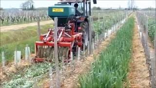 Semoir de semis direct Guilbart TDrill  Spécial vigne [upl. by Nytsua]