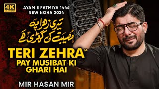 Teri Zehra sa Pay Musibat Ki Ghari Hai  Mir Hasan Mir Ayam e Fatmiya Noha 2025  New Nohay 2025 [upl. by Kenyon]