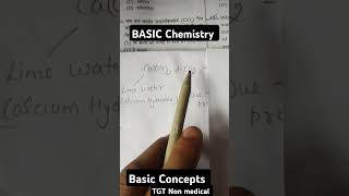 Lime Water react with CO2Chemical Reaction Basic ConceptsBasic Chemistrybasic chemistry [upl. by Yrrem36]