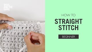 How to Straight Stitch [upl. by Kehr]