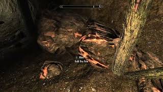 Skyrim Gameplay 2  Gold Mining No commentaries [upl. by Ciro]