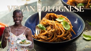 VEGAN LENTIL BOLOGNESE Like a Pro  High Protein Meals Lentils Recipe  Creative Phebe Cooks [upl. by Eus]