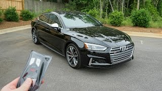 2018 Audi S5 Sportback Start Up Exhaust Test Drive and Review [upl. by Joelie]