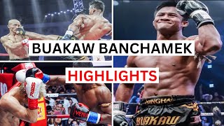 Buakaw Banchamek Highlights amp Knockouts [upl. by Alo]