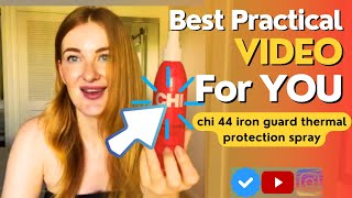 CHI 44 Iron Guard Thermal Protection Hair Spray Review in 2024  HairThermal Protection Spray [upl. by Sudnac]