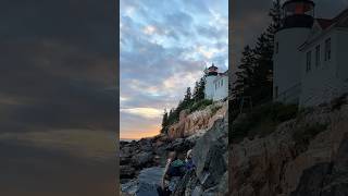 Sunset  Bass Harbor Lighthouse Maine [upl. by Bendite]