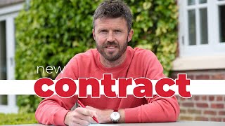 Michael Carrick Signs New Boro Contract [upl. by Sandye493]